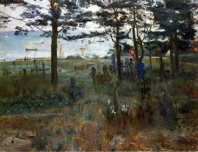 Lovis Corinth Kirchhof in Nidden oil painting picture